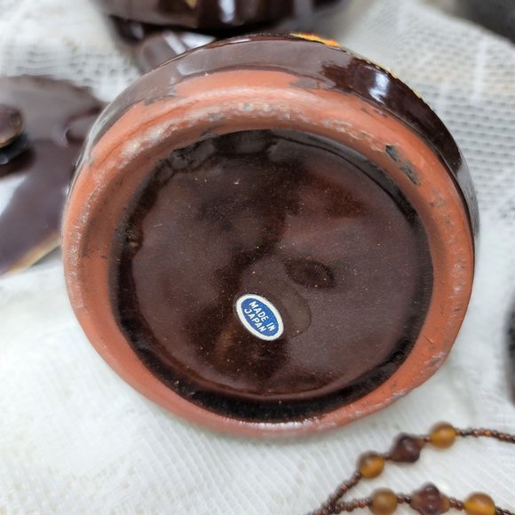 Japanese Moriage Redware Tea Set, Coffee Set Vintage - Picture 9 of 9